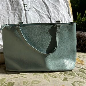 Kate Spade Maria Blue Tote Bag with Structured Design